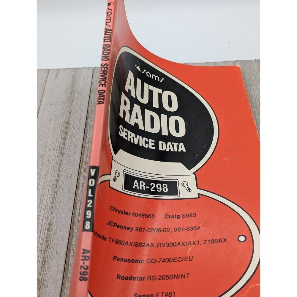 Original Sams Auto Radio Service Data Book AR-298 - Picture 2 of 3